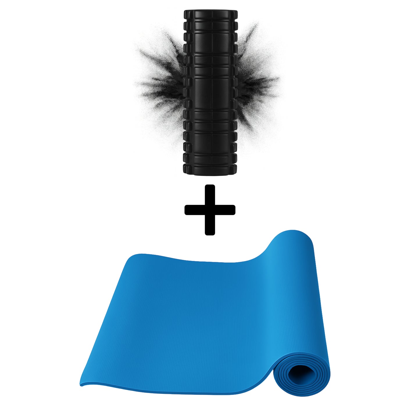 Yogamatte + Massagerolle