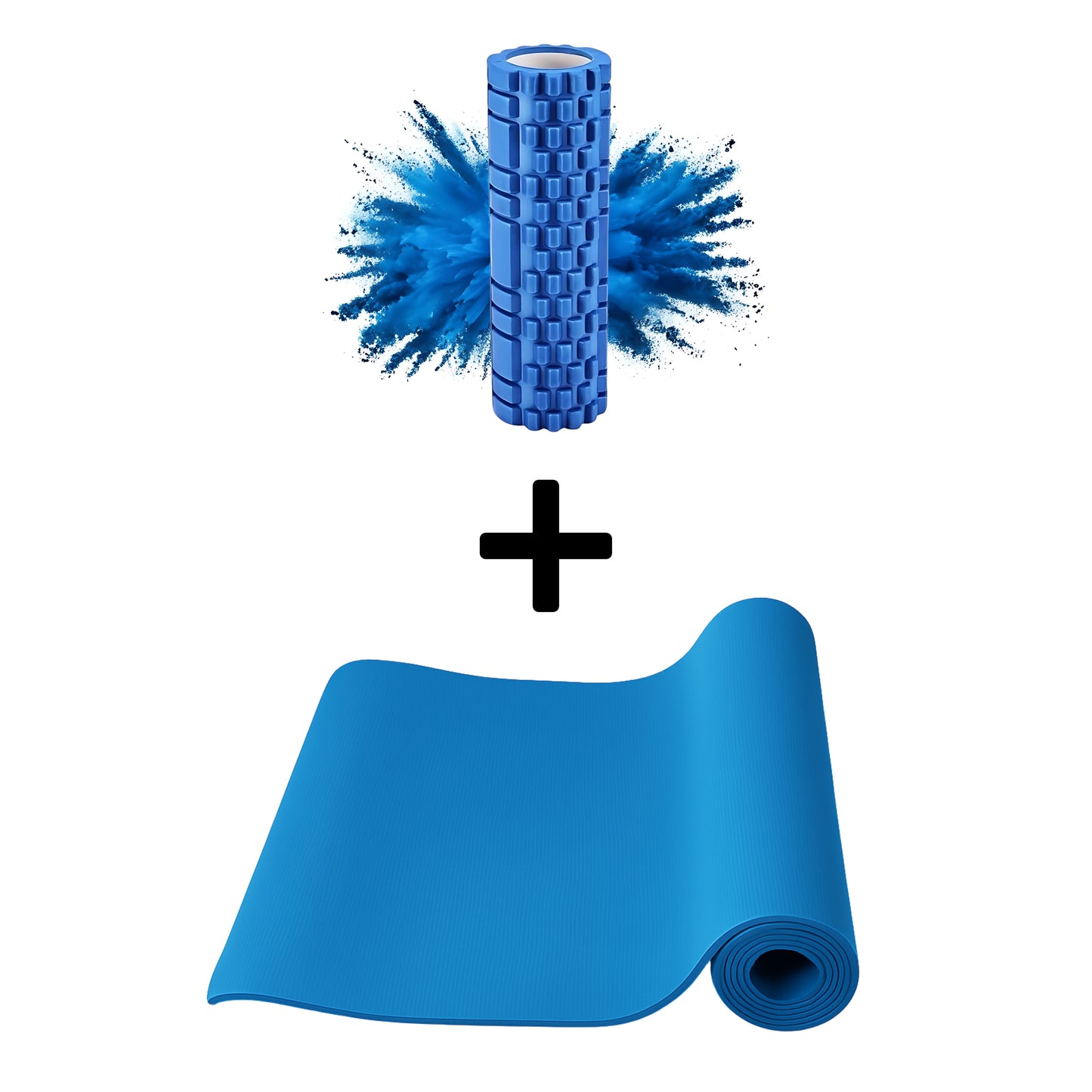 Yogamatte + Massagerolle