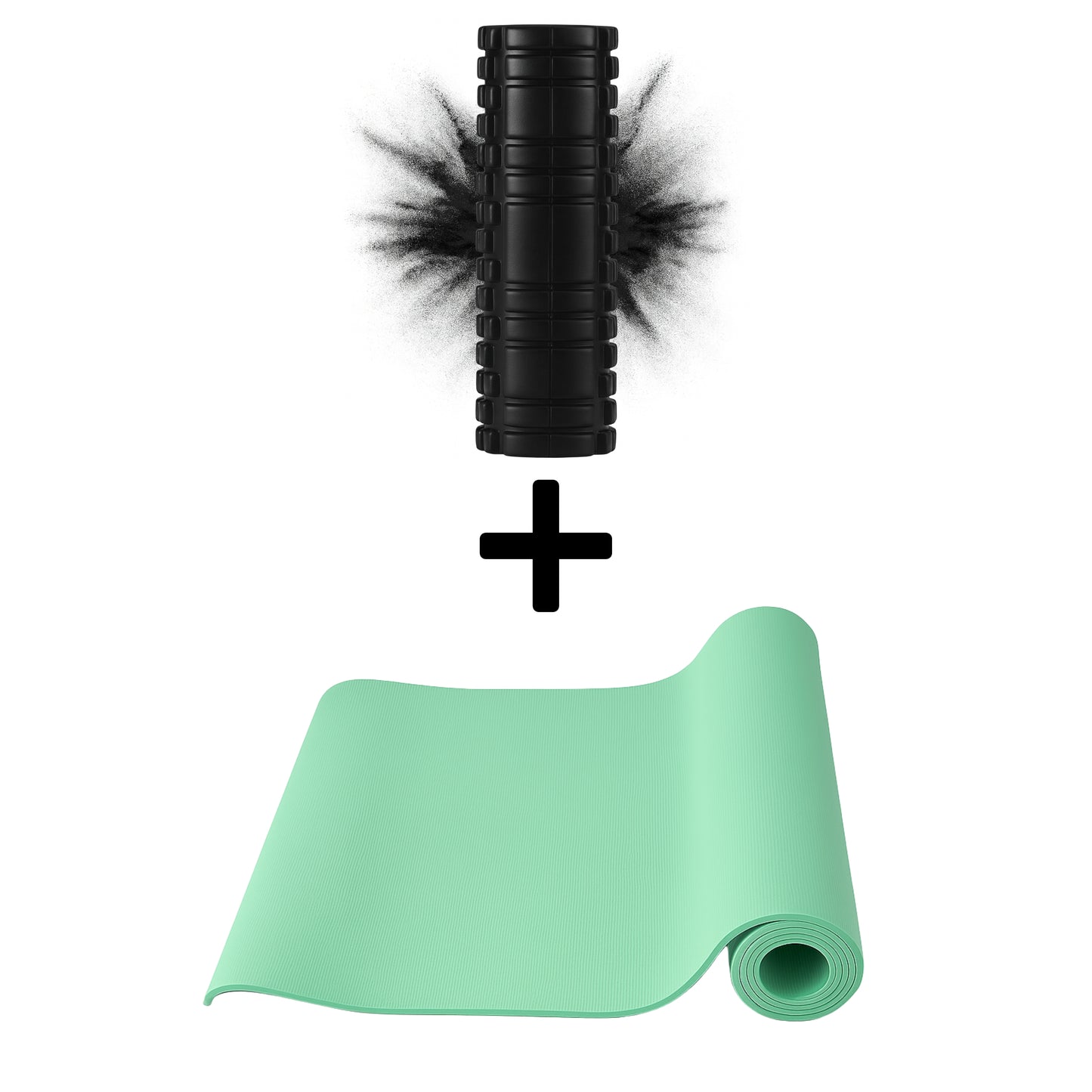 Yogamatte + Massagerolle