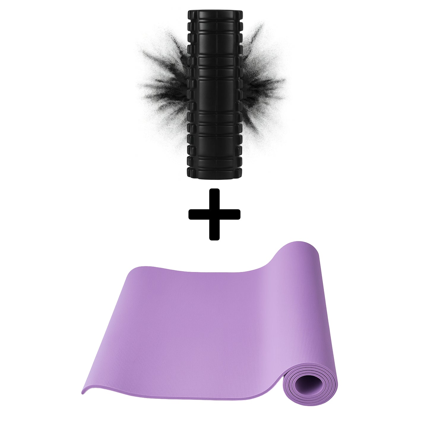 Yogamatte + Massagerolle