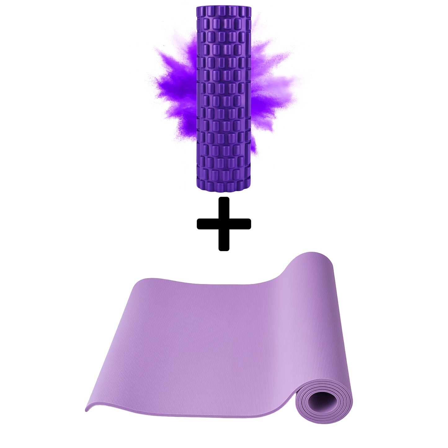 Yogamatte + Massagerolle