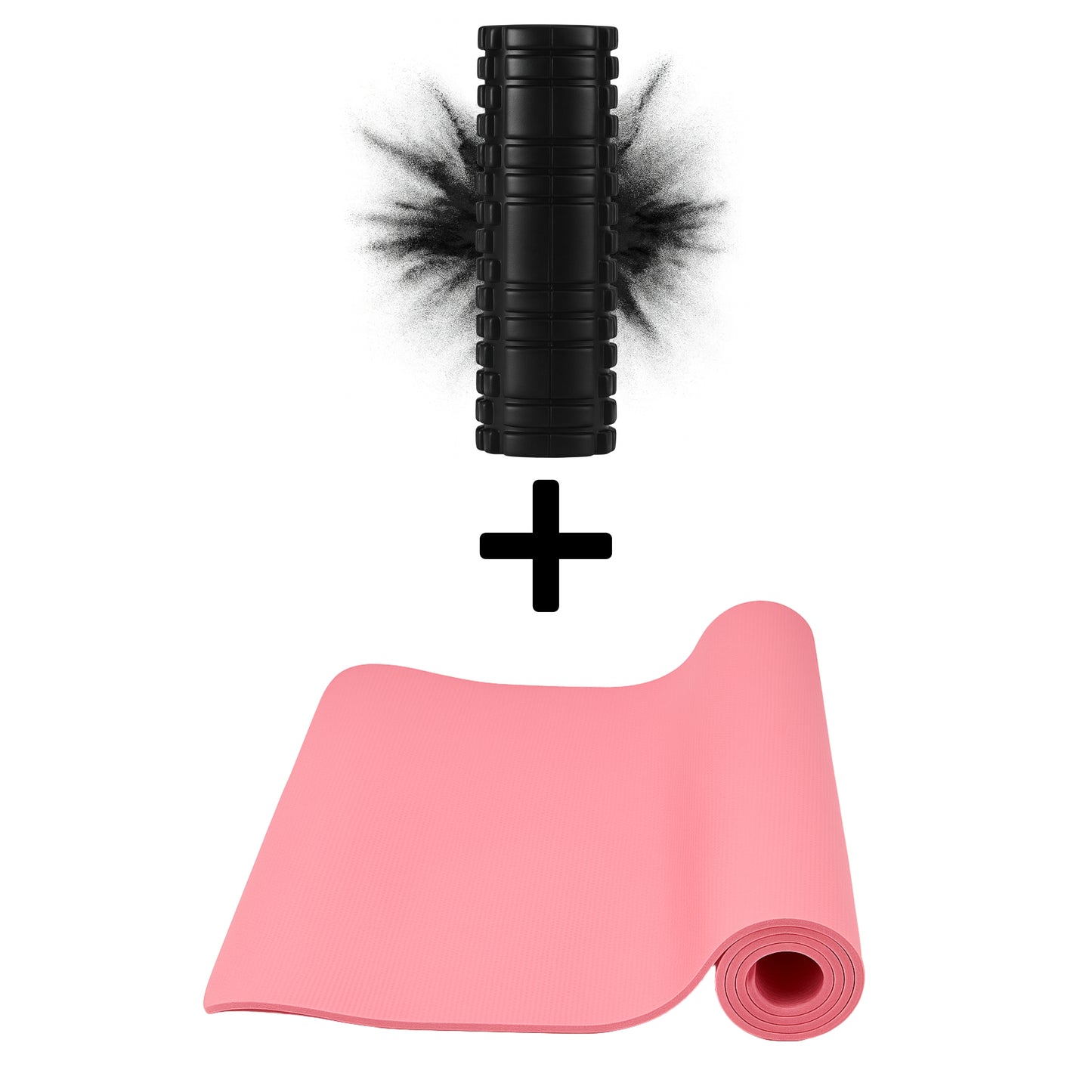 Yogamatte + Massagerolle