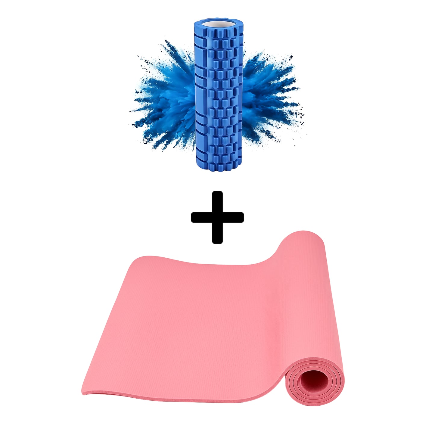 Yogamatte + Massagerolle