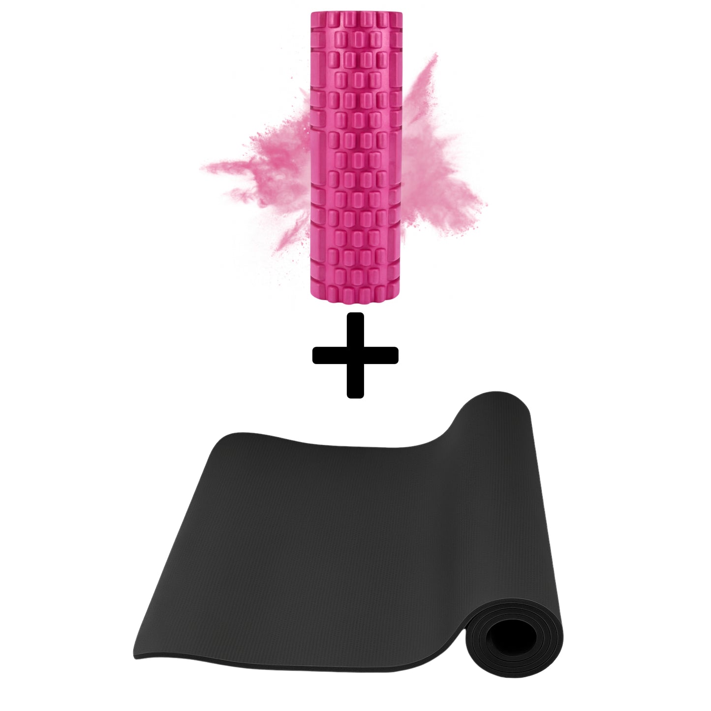 Yogamatte + Massagerolle
