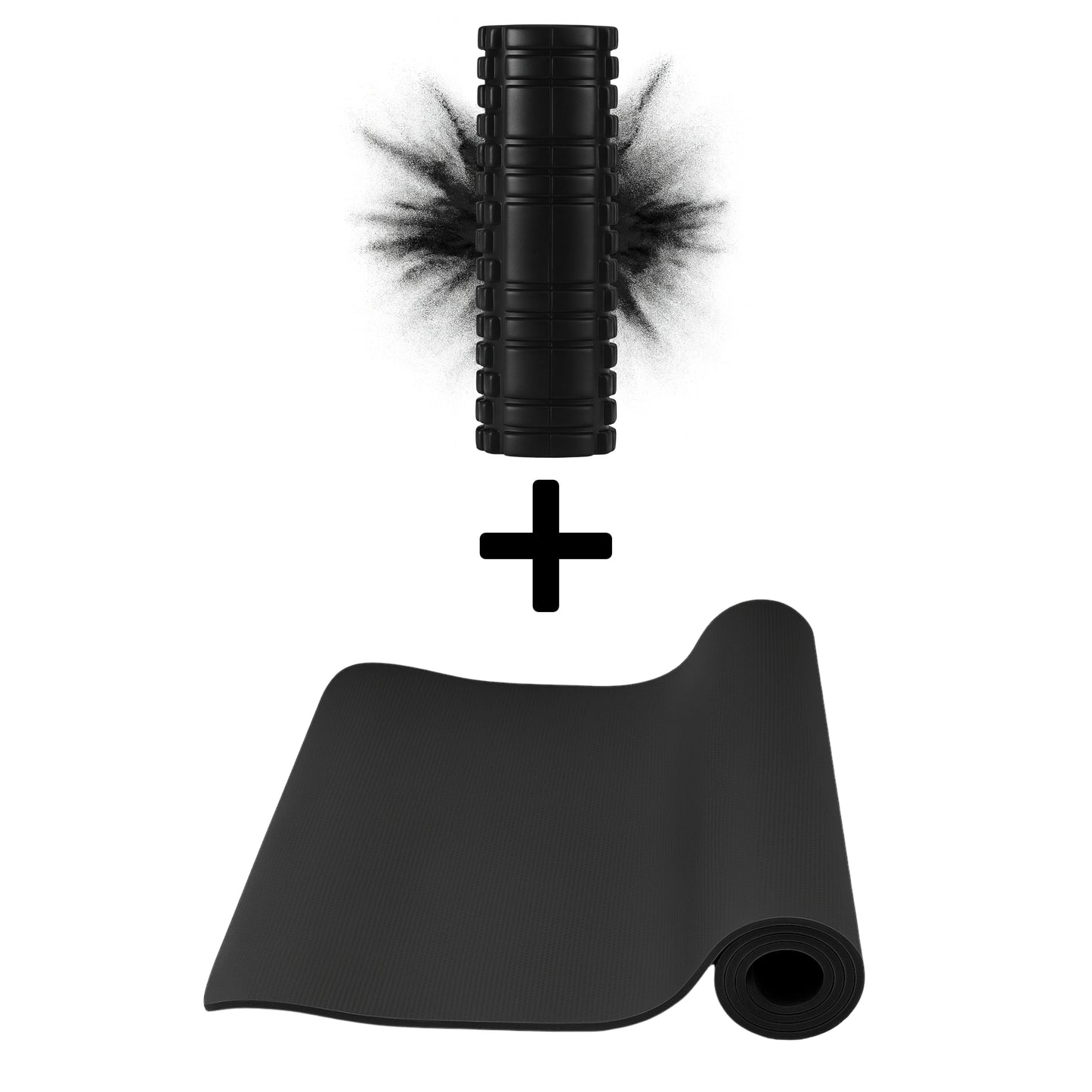 Yogamatte + Massagerolle