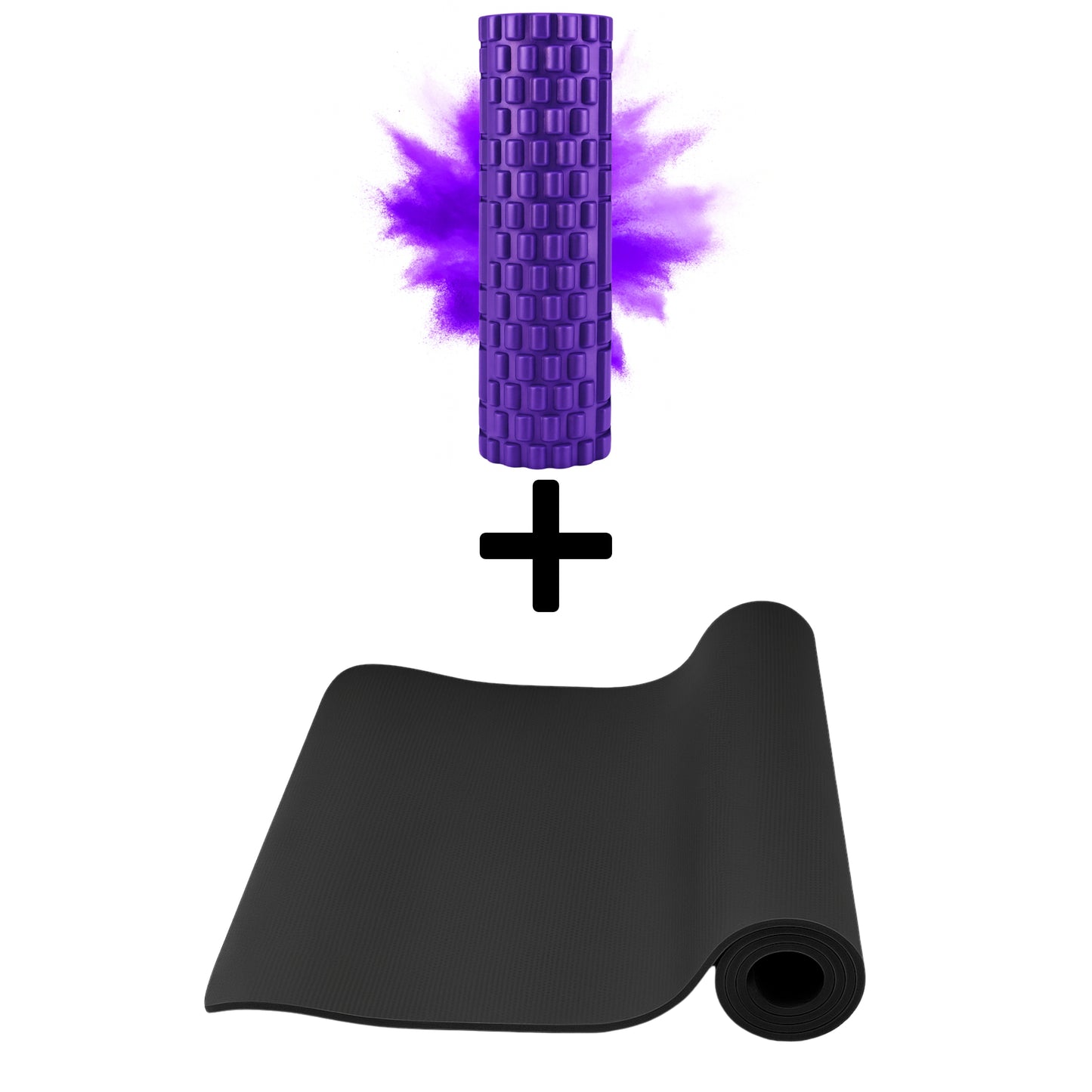 Yogamatte + Massagerolle